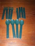 Groen camping bestek, Caravans en Kamperen, Kampeeraccessoires, Ophalen of Verzenden, Zo goed als nieuw