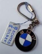 BMW sleutelhanger van sterling zilver, met emaillen BMW logo, Verzenden, Zo goed als nieuw, Transport