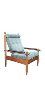 Eiken Franse lounge fauteuil 1960s, Huis en Inrichting, Fauteuils, Ophalen, Gebruikt