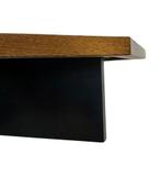 Vintage salontafel achthoek design jaren 70 wenge octagon, Gebruikt, 100 tot 150 cm, Vintage, 50 tot 100 cm