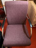 2 Comfortabele Rode en Paarse Stoelen- Leolux Stijl, Gebruikt, Overige kleuren, Ophalen of Verzenden, Leolux