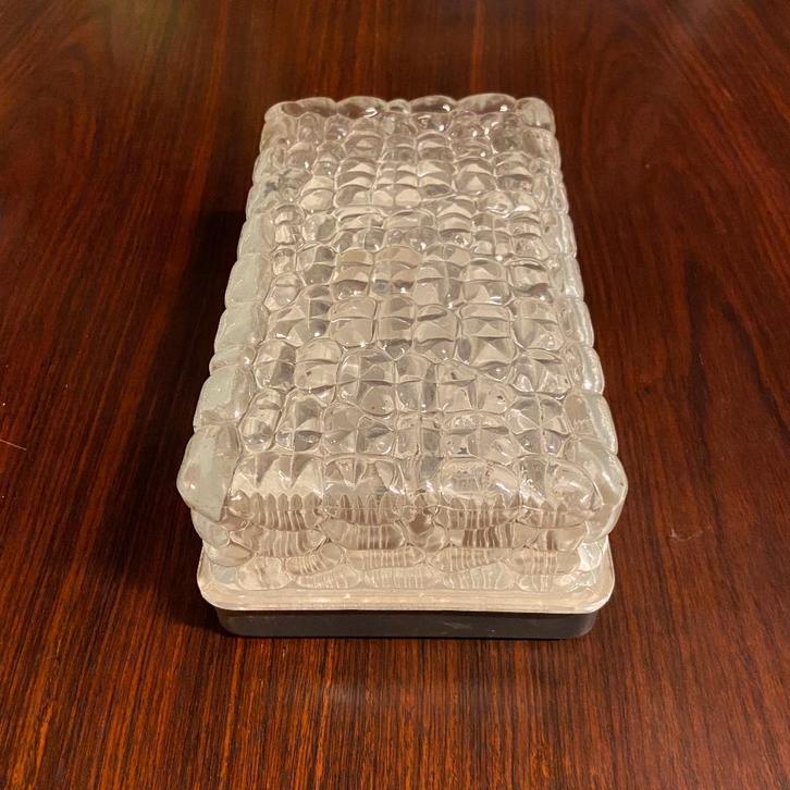 OPRUIMING Jaren 50 60 vintage wandlamp plafondlamp RZB, Huis en Inrichting, Lampen | Wandlampen, Gebruikt, Glas, Metaal, Overige materialen