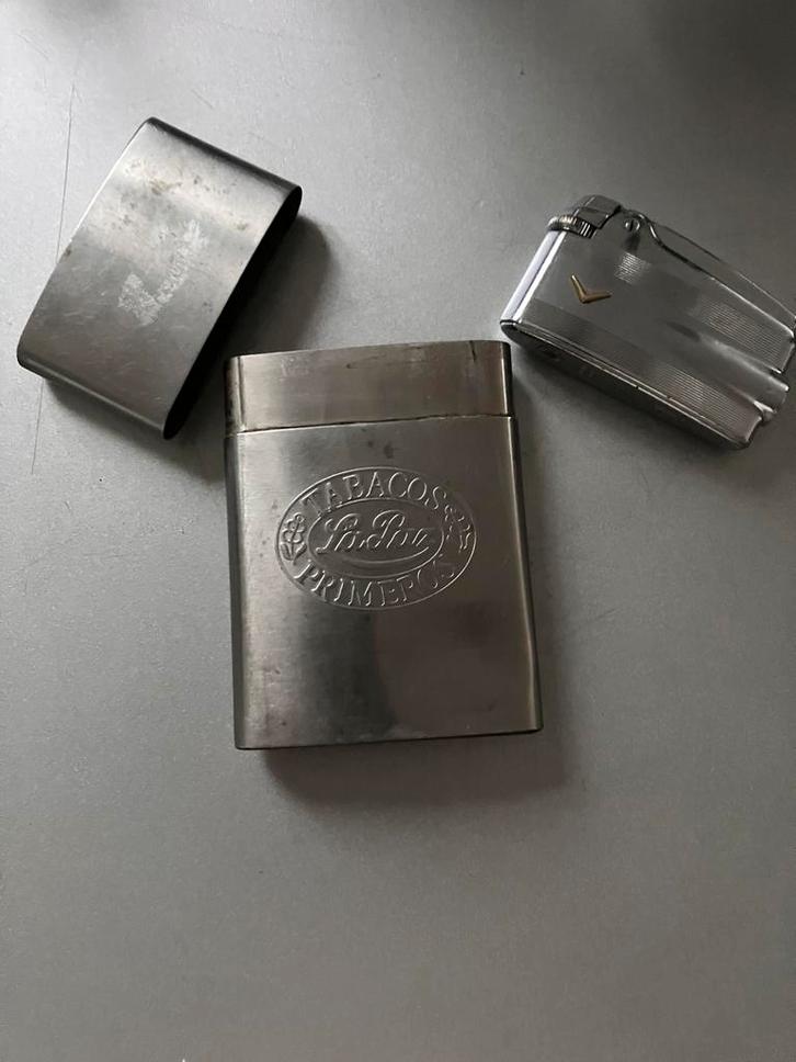 RONSON VARAFLAME aansteker met rvs koker La Paz, Verzamelen, Rookartikelen, Aanstekers en Luciferdoosjes, Gebruikt, Aansteker