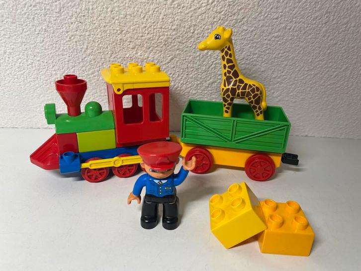 Duplo 6144 Dierentuin Trein, Kinderen en Baby's, Speelgoed | Duplo en Lego, Gebruikt, Duplo, Complete set, Ophalen of Verzenden