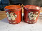 2x Antiek Blik Confiserie Kathy Brugge 1950s, Ophalen of Verzenden