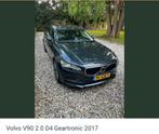 Volvo V90 2.0 D4 Geartronic 2017 89.750 km antraciet, Auto's, Volvo, 1969 cc, 1634 kg, Leder, Stationwagon