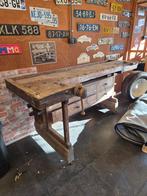 Antieke vintage werkbank 200 jaar oud, Ophalen of Verzenden