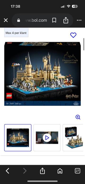 Harrypotter lego beschikbaar voor biedingen