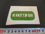 sticker ABN BANK Ik knetter gek, Verzamelen, Ophalen, Zo goed als nieuw
