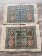 Reichbanknote 100 Mark 1920, Postzegels en Munten, Ophalen of Verzenden