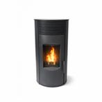 TP-08 Air Pelletkachel – COMPLEET ZWART  –10 kW–15 kg-128 kg