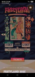 6 tickets festyland 4 oktober, Drie personen of meer