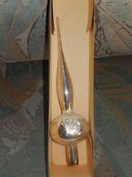kerst kerstpiek zilver glazen piek krater retro vintage, Diversen, Kerst, Ophalen of Verzenden, Zo goed als nieuw