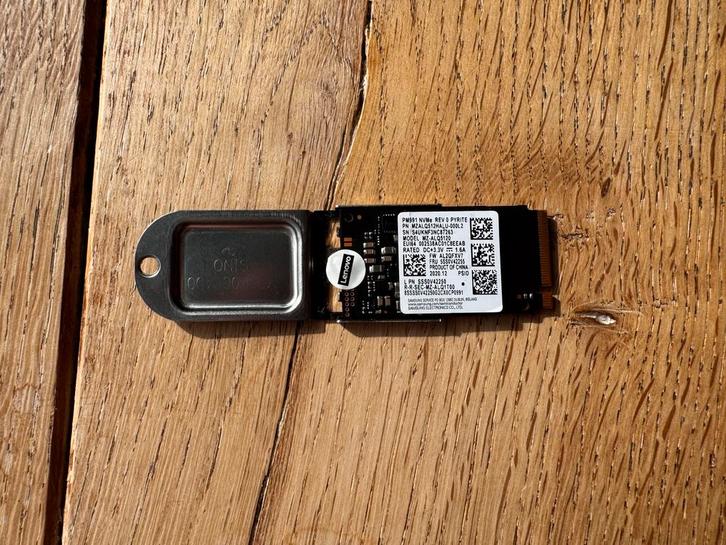 Samsung PM991 2230 512GB SSD - M.2 pcie3.0, Computers en Software, Harde schijven, Zo goed als nieuw, Laptop, Overige aansluitingen