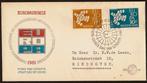 Nederland FDC E48 Met Adres, Europazegels 1961, Ophalen of Verzenden, Beschreven, Nederland