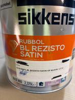 Sikkens rubbol BL rezisto donkergrijze lak 2,5liter, Ophalen of Verzenden, Nieuw, Acrylverf