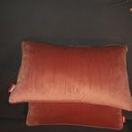 2 x Fatboy King Pillow Terracotta , velours stof, Ophalen of Verzenden, Zo goed als nieuw, Vierkant