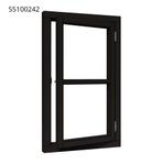 UITLOPEND Steellook Vleugel/uitzetraam enkel en dubbel, Ophalen, Minder dan 80 cm, Nieuw, Veiligheidsglas