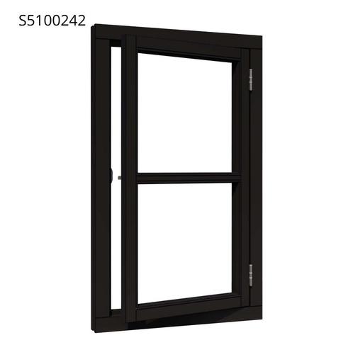 UITLOPEND Steellook Vleugel/uitzetraam enkel en dubbel, Doe-het-zelf en Verbouw, Glas en Ramen, Nieuw, Overige typen, 120 tot 160 cm