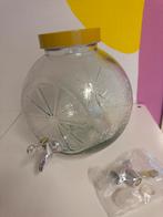 Glazen drankdispenser met tapkraan, Ophalen, Zo goed als nieuw