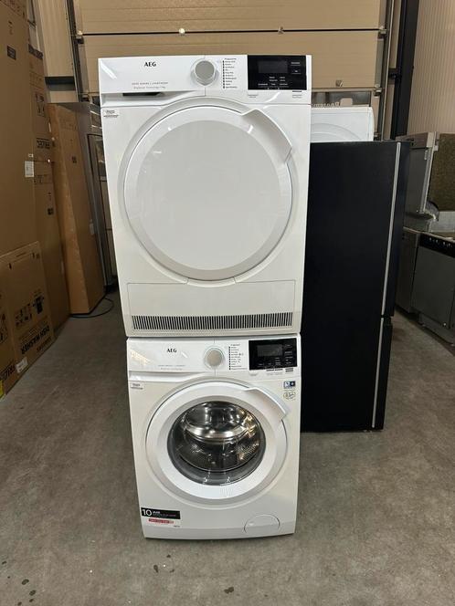 Keurige Aeg wasmachine en droger set Garantie📞🚚✅‼️, Witgoed en Apparatuur, Wasmachines, Zo goed als nieuw, Voorlader, 6 tot 8 kg
