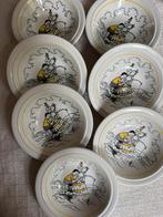 Suske en Wiske schaaltjes (7x), Verzamelen, Ophalen of Verzenden, Zo goed als nieuw, Porselein, Bord of Schaal