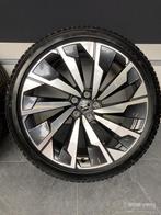 21” originele Skoda Enyaq IV velgen + banden breedset 5x112, Gebruikt, Banden en Velgen, 235 mm, Personenwagen