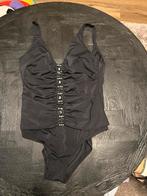 Zwarte badpak met details, Kleding | Dames, Badmode en Zwemkleding, Ophalen of Verzenden, Zo goed als nieuw, Zwart, Badpak