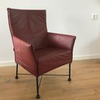 2 Montis Charly design modern fauteuils leer donkerrood, Huis en Inrichting, Ophalen, Gebruikt, Leer, Nvt