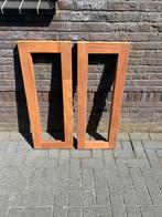 2 ramen mahonie, Ophalen, Gevelraam of Ruit, Minder dan 80 cm, 80 tot 120 cm