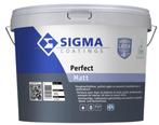 Muurverf Rijks Koel Grijs 10L ongebruikt: Sigma Perfect Matt, Nieuw, Ophalen of Verzenden, Verf, 10 tot 15 liter