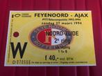 ⚽ Ticket Feyenoord - Ajax 1993/1994 ⚽, Overige typen, Ophalen of Verzenden, Ajax