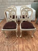 Brocante stoelen kussen evt te bekleden 4  stuks, Antiek en Kunst, Ophalen