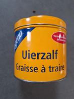 Bogena uierzalf blik 700 gram bewaarblik ø11cm 11cm hoog, Ophalen of Verzenden, Gebruikt, Overige, Overige merken