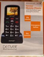 Denver Senioren GSM Telefoon GSP-120, SOS knop grt toetsen, Geen camera, Ophalen of Verzenden, Zo goed als nieuw, Klassiek of Candybar