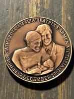 Penning geboorte Amalia, Ophalen of Verzenden, Overige materialen, Nederland