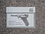 Mauser Parabellum / Luger P08 owners manual D, E en Frans, Ophalen of Verzenden, Landmacht, Duitsland, Overige typen