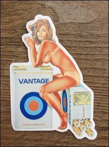 Mel Ramos Sexy 50s Pin Up Reclame girl Retro Sticker beschikbaar voor biedingen