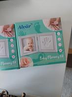 2 stuks voet/hand gips afdruk baby met fotolijst, Kinderen en Baby's, Kraamcadeaus en Geboorteborden, Ophalen of Verzenden, Nieuw
