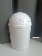 Wit Prullenbak ~5L, Ophalen, Kunststof, Gebruikt, Minder dan 10 liter