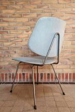 Vintage Dutch design stoel retro jaren 60, Ophalen, Gebruikt, Metaal, Eén