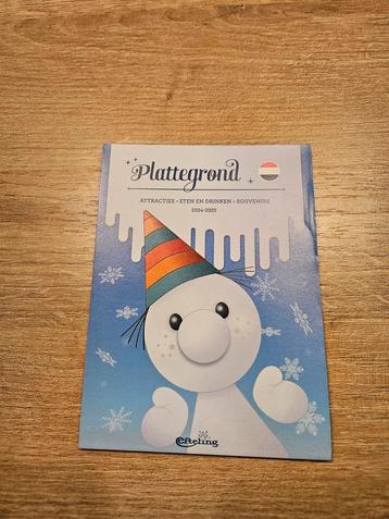 Winter Efteling Plattegrond 2024 - 2025 - Pjotr beschikbaar voor biedingen