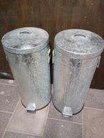 2x 60 liter nostalgische afvalbak, 40 liter of meer, Ophalen of Verzenden, Zo goed als nieuw, Kunststof