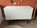 Kidsmill sixties commode en kast, hoogglans wit., Ophalen, 50 tot 70 cm, 90 tot 105 cm, 100 cm of meer