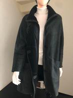 Christ Donkergroene lammy coat met afknoopbare capuchon mt42, Maat 42/44 (L), Werner Christ, Ophalen of Verzenden, Gedragen