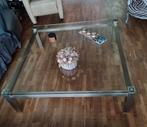 Glazen Salontafel - Stijlvol & Tijdloos, Gebruikt, Vierkant, Ophalen of Verzenden, Glas
