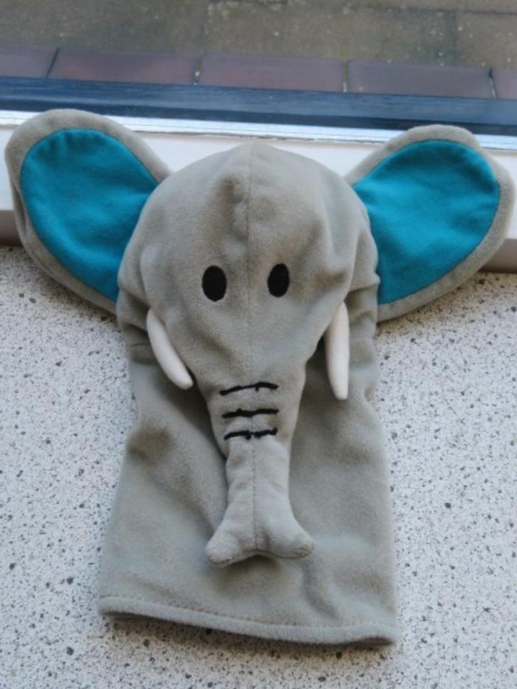 Handpop Dierentuin IKEA olifant of olifantje met slagtanden, Kinderen en Baby's, Speelgoed | Knuffels en Pluche, Zo goed als nieuw
