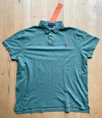 Ralph Lauren Custom Slim Fit polo shirt blauw groen XXL, Ophalen of Verzenden, Overige maten, Blauw, Ralph Lauren Polo