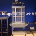 STRONG Papegaaienkooi Helios Wit | Demomodel WEG=WEG, Ophalen, Nieuw, Metaal, Vogelkooi