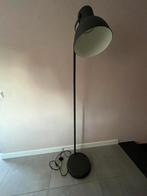 Ikea Hektar, staande lamp, donkergrijs, Huis en Inrichting, Lampen | Vloerlampen, Ophalen, Gebruikt, Metaal, 150 tot 200 cm